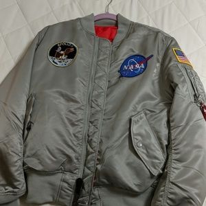 Men's medium NASA alpha industries bomber jacket